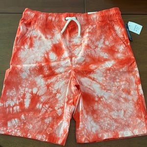 Boys CROWN & IVY Tie Dye Swim Trunks size XL NWT